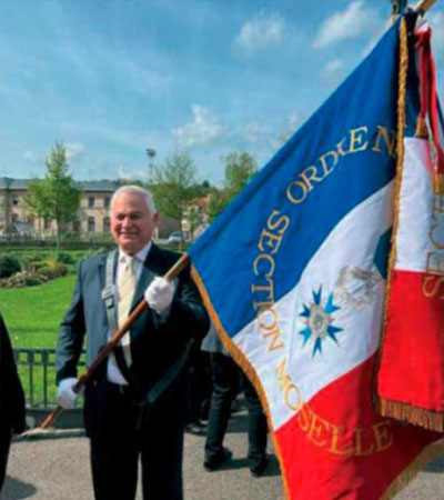 Jacky MARX - Porte-drapeau du secteur de Forbach et Sarreguemines