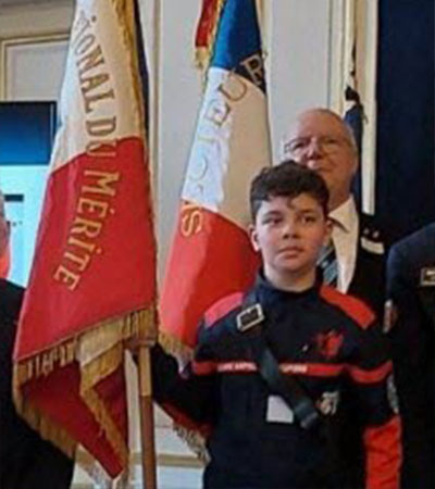 Léo MEHLINGER - Porte-drapeau du secteur de Sarrebourg