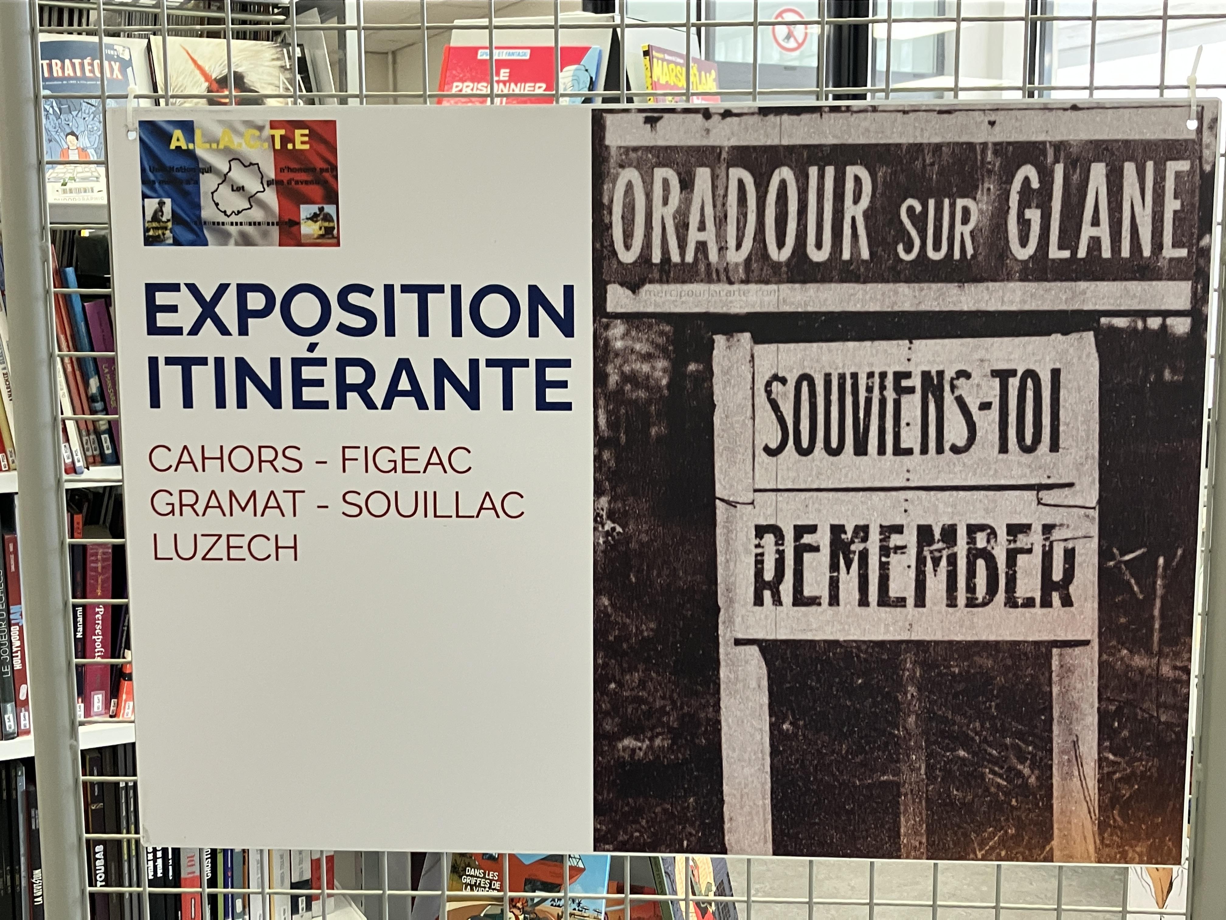 Inauguration de l'exposition de l'ALACTE sur Orabour-sur-Glane à la ...