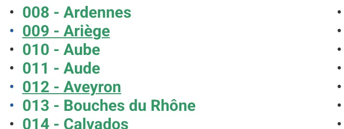Extrait page des sections