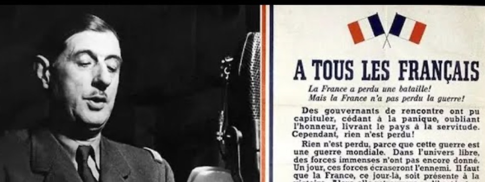Deux images symboliques de l'Appel du 18 juin