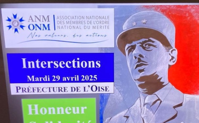 Trois symboles ... le Général de Gaulle, le logo , les intersections 